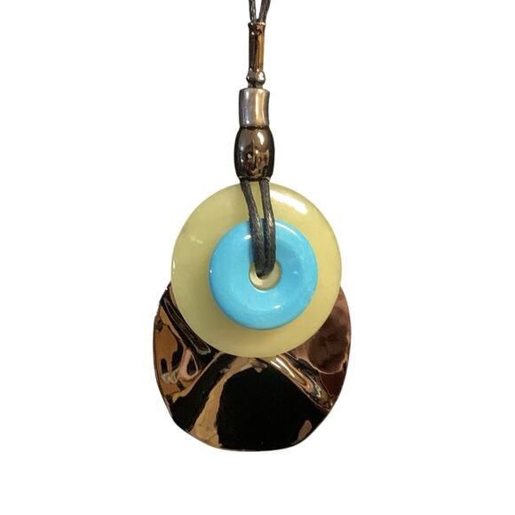 Robert Lee Morris (RLM) Necklace Multi Color Long - Picture 6 of 10